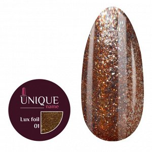 Unique Lux foil 01 Гель-краска (жидкая фольга) для дизайна ногтей