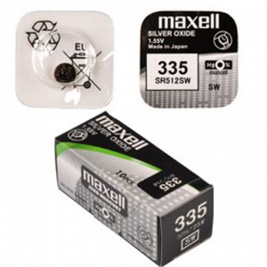 Батарейка  MAXELL SR512SW (335) BL-1