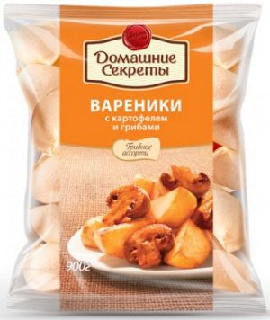 Вареники, картофель/грибы, Сибирский Гурман, 900 г, (12)