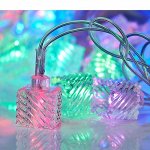 Гирлянда &quot;Метраж&quot; 5 м с насадками Кубик тающий, LED-20-220V , моргает,мульти 10*7*5 см