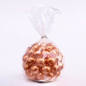 Свеча декоративная «Баблс круглый», 5.5x5.5 см, бронза