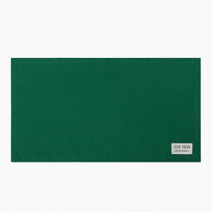 Полотенце новогоднее "Этель" New year collection 40х73 см, цвет зелёный, 100% хл, саржа 190 г/м2