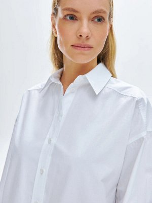 Рубашка oversize с длинным рукавом