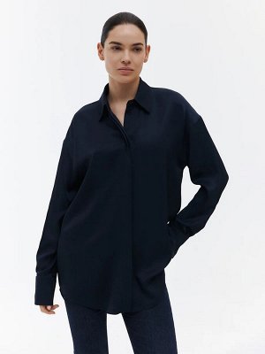Прямая over size рубашка