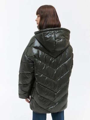Стеганая oversize куртка