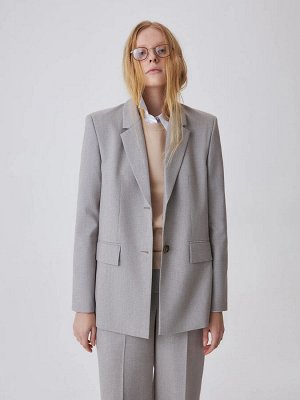 Oversize жакет Слоновая кость