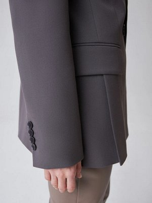Двубортный oversize жакет Коричневый