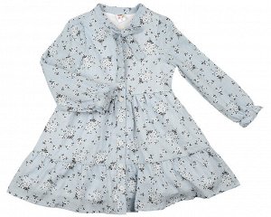 Платье (98-122см) UD 4983(2)голуб