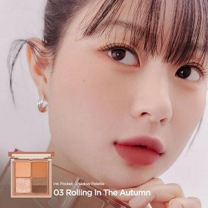Компактная палетка теней для век Peripera Ink Pocket Shadow Palette #03 Rolling In The Autumn, 6.1г