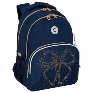 Рюкзак школьный GRIZZLY с карманом для ноутбука 13", анатомической спинкой, для девочки