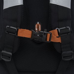 Ранец школьный формованный GRIZZLY с анатомической спинкой на ножках, для мальчика