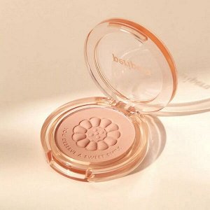 Однотонные матовые румяна Peripera Pure Blushed Sunshine Cheek #022 Creamy Nude, 4.2гр