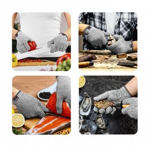 Тактические перчатки от порезов и ожогов CROCH Anti-Cut and Heat Resistant Gloves