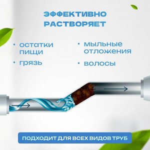 Чиртон Средство для прочистки труб ГОРЯЧЕЙ ВОДЫ (гранулы) 60 г
