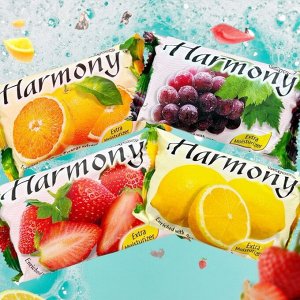 Туалетное фруктовое мыло, ассорти "Harmony" Classic, 75 гр