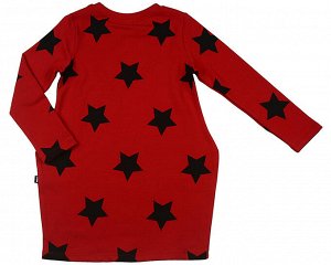 Платье со звездами (122-134см) UD 4333(4)красный