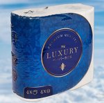 Туалетная бумага LUXURY 4 рулона 4 слоя