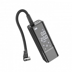 Портативный компрессор - Power Bank 2в1 Hoco Portable Smart Air Pump ZP7, 5000 mAh, 10.3 BAR