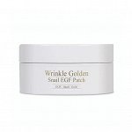 The Skin House Гидрогелевые патчи с муцином улитки и золотом Wrinkle Golden Snail EGF Patch