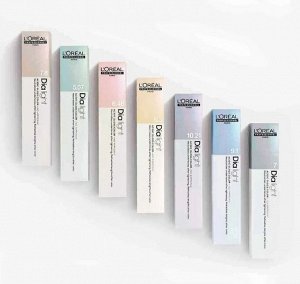 LOREAL PROFESSIONNEL Лореаль Крем краска для волос тон в тон без аммиака тон 9.12 молочный коктейль холодный перламутровый Loreal Dia Light 50 мл