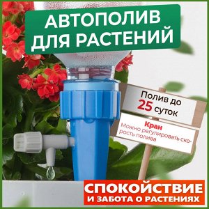 Автополив для комнатных растений, система капельного полива