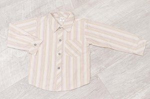 Рубашка Длина изделия: Рубашка с длинным рукавом. Отличный выбор для детского гардероба.