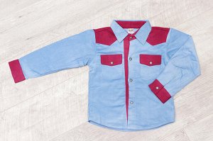 Рубашка Длина изделия: Рубашка с длинным рукавом. Отличный выбор для детского гардероба.