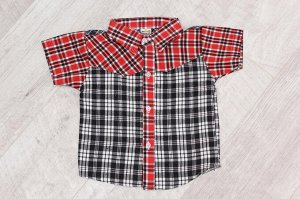 Рубашка Длина изделия: Рубашка с коротким рукавом отличный выбор для создания стильного образа