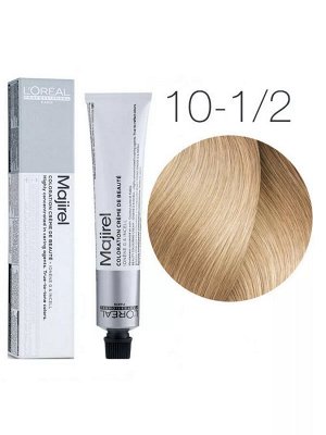 Loreal Краска для волос тон 10 1/2 Очень очень светлый суперблондин Loreal Professionnel Majirel 50 мл Лореаль