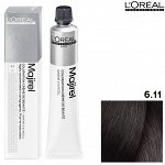 Loreal Краска для волос тон 6.11 Темный блондин глубокий пепельный Loreal Majirel High Resist 50 мл Лореаль