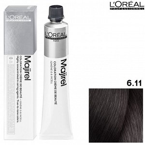 Loreal Краска для волос тон 6.11 Темный блондин глубокий пепельный Loreal Majirel High Resist 50 мл Лореаль