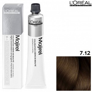 Loreal Краска для волос тон 7.12 Блондин пепельно перламутровый Loreal Majirel High Resist 50 мл Лореаль