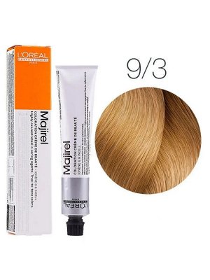 Loreal Краска для волос тон 9.3 Очень светлый блондин золотистый Loreal Professionnel Majirel 50 мл Лореаль