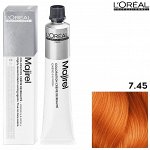 Loreal Краска для волос тон 7.45 Блондин медный красное дерево Loreal Majirouge Rubilane 50 мл Лореаль