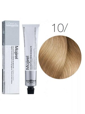 Loreal Краска для волос тон 10 Очень очень светлый блондин Loreal Professionnel Majirel 50 мл Лореаль