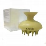 Lador Щетка для вспенивания шампуня и массажа головы Scalp Massager Shampoo Brush (Brown), 1 шт