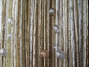 Кисея дождь радуга с шарами col 123