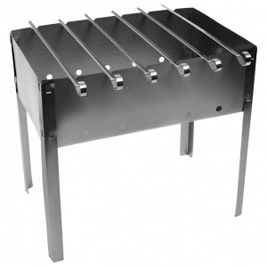 Мангал maclay "Эконом", 6 шампуров, 40x25x40 см, металлический, разборный