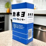 Порошок чистящий для кухни и ванной комнаты KANEYO  для стойких загрязнений 350г (картонная упаковка)