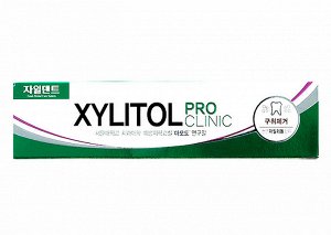 Укрепляющая эмаль лечебно-профилактическая зубная паста c экстрактами трав " Xylitol Pro Clinic" 130