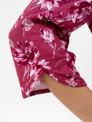 Халат жен.арт.285-8,розово-белый