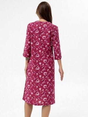 Халат жен.арт.285-8,розово-белый