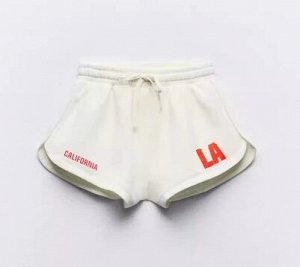 ШОРТЫ VARSITY ИЗ МЯГКОЙ ТКАНИ С НАДПИСЬЮ арт. 5643309, экрю