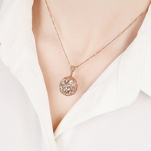 Серебряная подвеска (позолота)