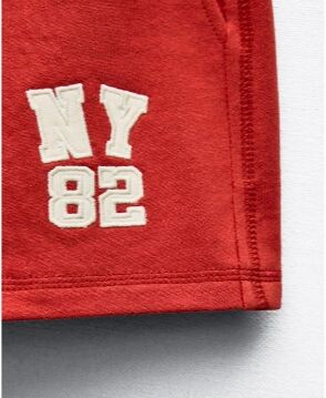 ШОРТЫ ИЗ МЯГКОЙ ТКАНИ NY 82 VARSITYарт. 5643313, красный