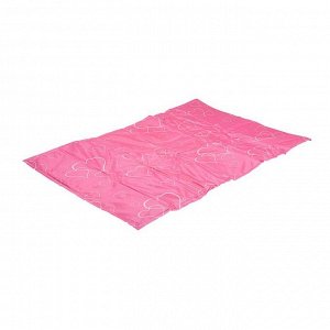 Охлаждающи коврик "Сердца", 90 х 60 см, розовый