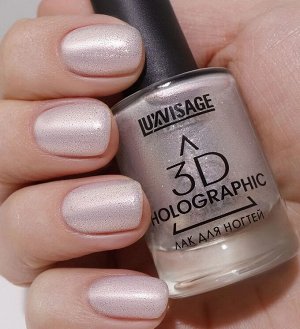 LUXVISAGE Лак для ногтей 3D HOLOGRAPHIC 715 (магический опал) 11г