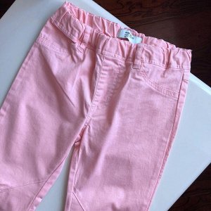 Хлопковые брюки,розовые.
