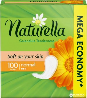 NATURELLA ЖенГигПрокл на каждый день Calendula Tenderness Normal (с аром календ) Quatro100шт ПрКор