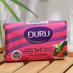 Дуру Крем-мыло туалетное 1+1 &quot;Малина-Ежевика&quot; 80 г